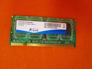 A Data HYOVF1A08434ZJ DDR2 5334 1GB Laptop RAM Very Good 3471 - Picture 1 of 3