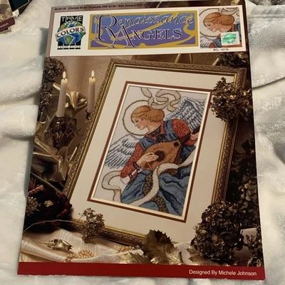 True Colors Cross Stitch Renaissance Angels BCL-10176 By Michele Johnson 1992 - Image 1 of 4