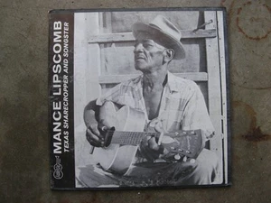 1960s MANCE LIPSCOMB LP 'Texas Sharecropper & Songster' w Insert ARHOOLIE 1001 - Imagen 1 de 9