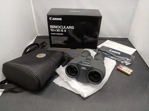 Canon 10x30 IS II Image Stabilized Compact Binoculars Lightweight Portable - Picture 1 of 7
