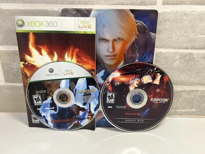 Devil May Cry 4 Xbox 360 - Microsoft Xbox 360, 2008 - CIB COMPLETE  Steelbook - Image 1 of 4