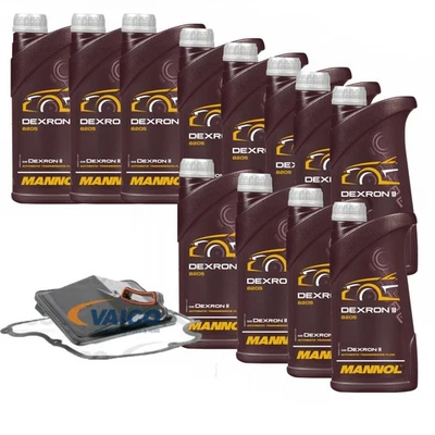 12L mannol Dexron II Vaico Filtro de Aceite Transmisión para Opel Vectra B 1.8i - Imagen 1 de 4