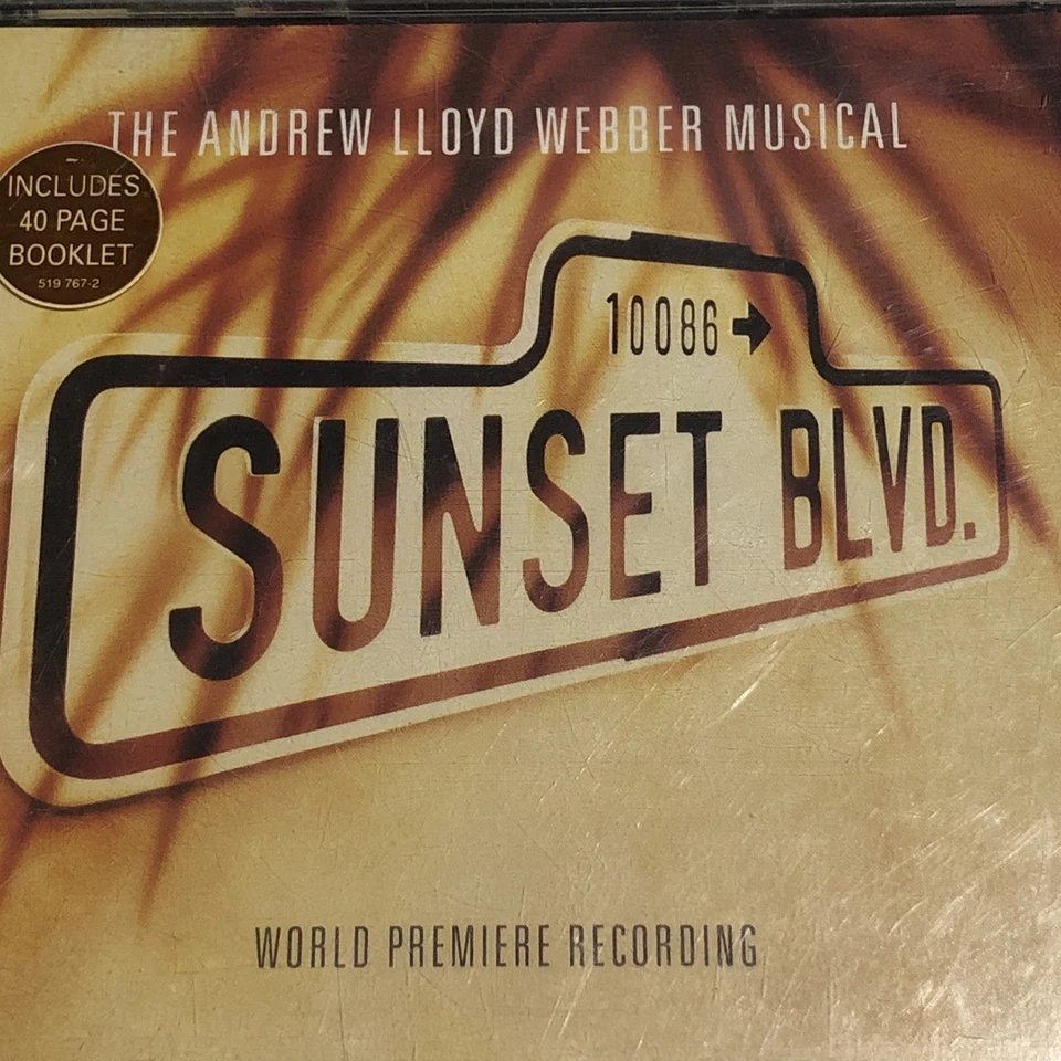 Sunset Boulevard Soundtrack Andrew Lloyd Webber CD 1993 World Premier Recording - Image 1 of 4