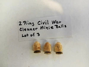 Bürgerkrieg "Reiniger" Minie Kugeln - 3 Stück Fredericksburg, Va. - Bild 1 von 1