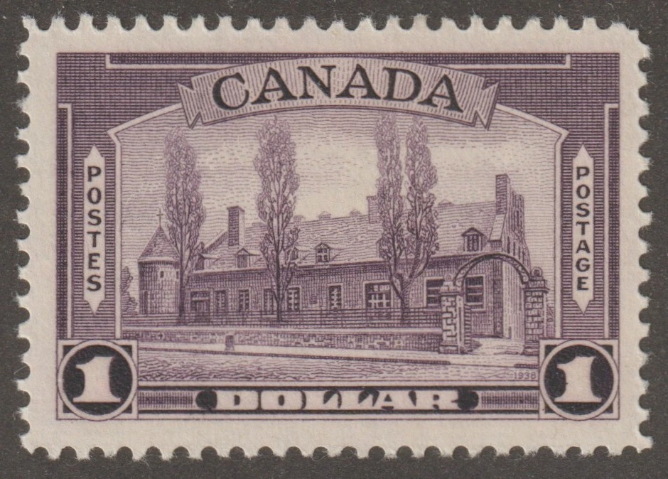 EDSROOM-21046 Canada 243 LH 1938 Chateau de Ramezay Top Value CV$70 - Image 1 of 2