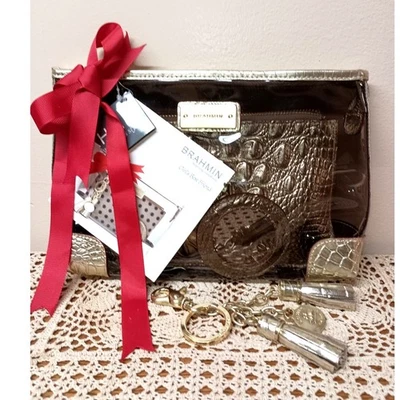 NUEVO CON ETIQUETAS Brahmin the "Girls Best Friend" Colección Set Cosmético Foto 1 de 4