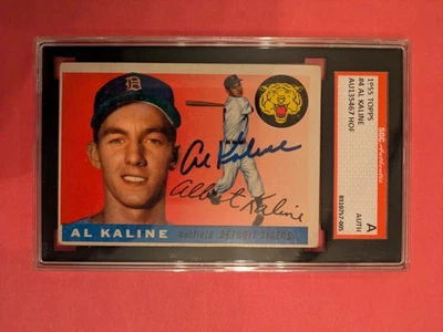 1955 Topps Al Kaline Auto Signed Authentic - Image 1 of 3