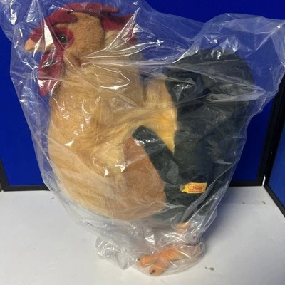 Steiff  Rooster Studio Life Sized Original Tags 502347 Hahn 40 Cm Germany New - Image 1 of 4
