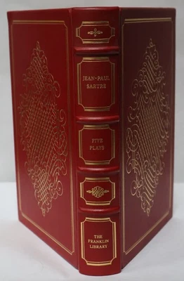 Five Plays by Jean-Paul Sartre - Franklin Library SIGNED Limited Edition 1978 - Image 1 of 4