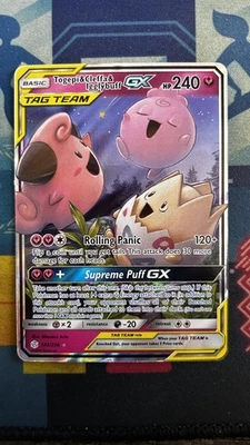 Togepi & Cleffa & Igglybuff GX 143/236 Sm-Cosmic Eclipse Holo NM - Image 1 of 2