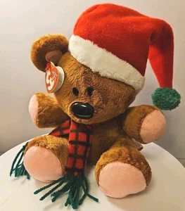 Peluche Ty CHRISTMAS POOKY BEANIE BUDDY 2005 Garfield con etichette 9" - Foto 1 di 3