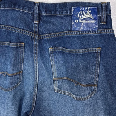 VTG G-Unit Wide Leg Jeans Men 36x34 (33x34) Faded Denim Baggy Y2k Skater Hip Hop - Image 1 of 4