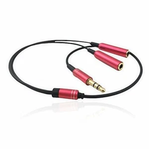 1FT 3.5mm Male/2 Female Audio Y Splitter Headphone Cable Stereo AUX Jack Adapter - Picture 1 of 19