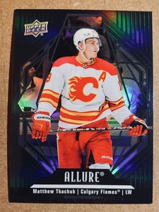 2022-23 Upper Deck Allure Hockey Black Rainbow #100 Matthew Tkachuk - Calgary