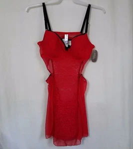 LADIES LACE AND FISHNET CHEMISE NWT MULTIPLE SIZES - Picture 1 of 4