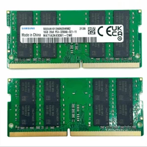 Samsung Kit 32GB 2x 16GB PC4-25600 SODIMM RAM Laptop Memory M471A2K43DB1-CWE - Picture 1 of 1