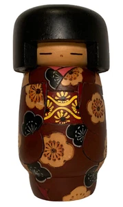 Japanese Creative Sosaku Kokeshi Doll By Master Yoshio Ohtani Large 7.5" Vintage - Imagen 1 de 23
