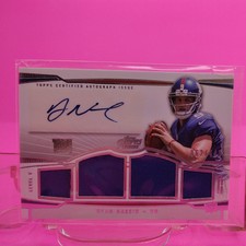2013 Topps Prime Level V Relics Silver /449 Ryan Nassib #PV-RN Rookie Auto (C685
