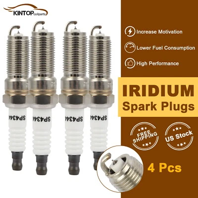 4x bujías de iridio y platino para Chevrolet HHR 2,2 L 2,4 L 2006-2011 4344 Foto 1 de 4