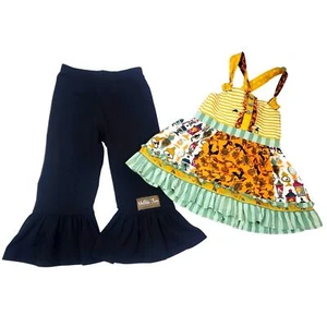 Matilda Jane Girls 4 Choose Your Path Trick or Treat Halloween Top Big Ruffles - Picture 1 of 2
