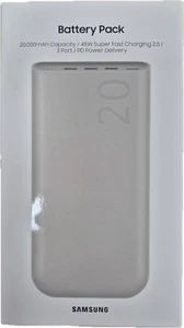 Samsung 20000mAh 45W Power Bank Battery Pack - Beige - Picture 1 of 8