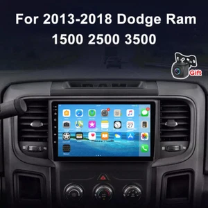 Carplay GPS Car Radio For 13-18 Dodge Ram 1500 2500 3500 Android 13 Stereo NAVI - Picture 1 of 13