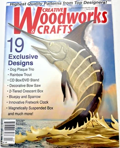 Scroll Saw Patterns Included! Creative Woodworks & Crafts Issue #139- 2009- NEW - Picture 1 of 1