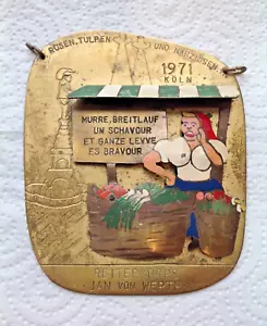 Jan von Werth Orden 1971 Karneval Köln 2025 Karnevalsorden Marktfrau Wochenmarkt - Bild 1 von 4