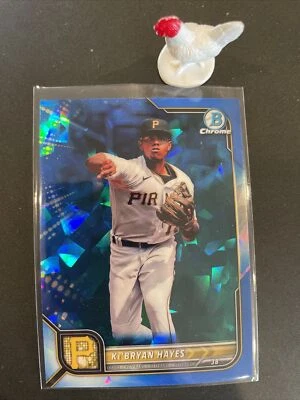 2022 Bowman Chrome Sapphire Baseball Ke’Bryan Hayes #49 Pirates - Image 1 of 2