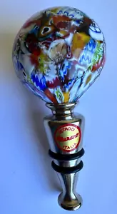 Authentic Murano Italy Glass Wine Stopper - Picture 1 of 6