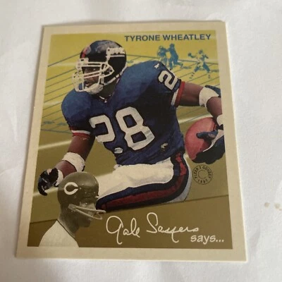 1997 Fleer Goudey II Football Card #67 Tyrone Wheatley - Image 1 of 2