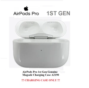 Étui de charge sans fil Apple AirPods Pro 1ère génération authentique !! UNIQUEMENT !! A2190 - Photo 1 sur 5