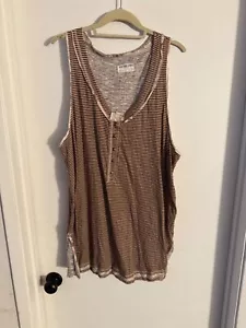 Women "We The Free" brown/white sleeve sleepware/lounge dress Size XL - Picture 1 of 2
