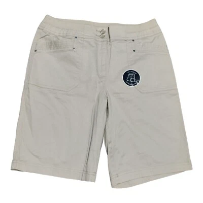 Karen Scott Women  Shorts Beige Cream Sz 6 - Image 1 of 4