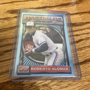 ROBERTO ALOMAR 1993 Topps Finest Promo Card Texas Rangers #107 - 5000 printed - Picture 1 of 2