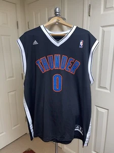 Oklahoma City Thunder Russell Westbrook Adidas NBA Alternative Jersey OKC Sz XL - Picture 1 of 6
