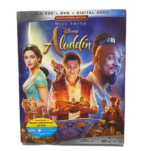 Aladdin Blu-ray DVD And Digital Copy 2019 With Case - Bild 1 von 14