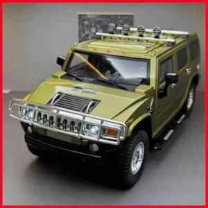 1:18 HUMMER H2 Highway 61 SUV Diecast Car Model Sound Light Simulation Kids Gift - Picture 1 of 26