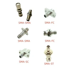 SMA to SMA FC SC ST Adapter Fiber Optical Coupler Flange Converter - Afbeelding 1 van 15