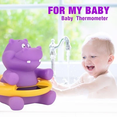 Baby Bath Thermometer Temperaturanzeige Schwimmende Süße Tier Thermometer Pu TOS - Bild 1 von 4