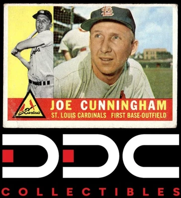 1960 Topps #40 Joe Cunningham (arrugue) Foto 1 de 2