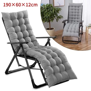Polster Kissen Auflagen für Gartenliegen Liegestuhl Gartenliegenauflage 190x60cm - Bild 1 von 19