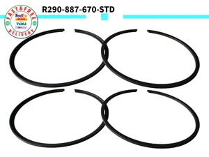 For PWC Jet Ski SeaDoo 290-887-670 STD Piston Ring 720cc GS/GSI/GTI/GTI...x4PCS - Picture 1 of 10