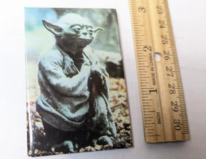 Imán de nevera Yoda Star Wars Empire 1994 Lucas Film Ata Boy EE. UU. Años 90 - Imagen 1 de 6
