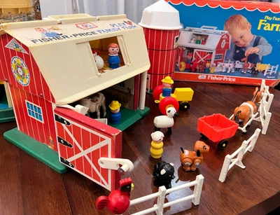 Vintage Fisher Price Play Family COMPLETE sua FAZENDA #915 - VOCÊ ESCOLHE - Imagem 1 de 4