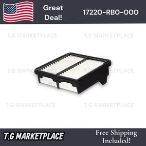 Engine Air Filter 17220-RB0-000 Fits Honda CR-V Accord Civic HR-V OEM Repl - Picture 1 of 1