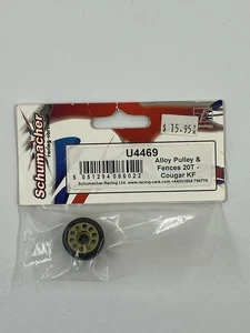 Schumacher Racing Products Ltd #U4469 (Alloy Pulley & Fences 20T - Cougar KF) - Picture 1 of 2