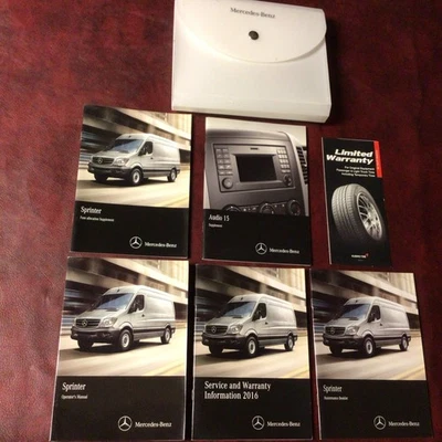2016 MERCEDES BENZ SPRINTER VAN OWNERS MANUAL REF MAINT SERV GUIDE CASE ALL - Image 1 of 4