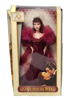 Barbie 75th Anniversary Black Label Gone With the Wind Scarlett O'Hara NRFB COA - Image 1 of 4