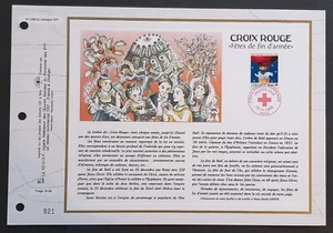 CEF Blatt 1. Tag 1296 1996 Rotes Kreuz Silvesterfeiertage - Bild 1 von 1